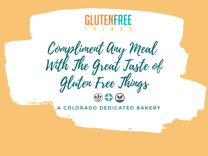 Slogan banner for Gluten Free Vegan Products