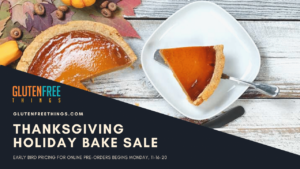 Gluten Free Pie and Treats Sale