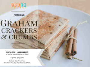 Gluten Free Vegan Graham Crackers & Crumbs
