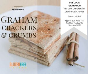 Gluten Free Vegan Graham Crackers & Crumbs