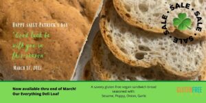 Savory Gluten Free Sandwich Bread