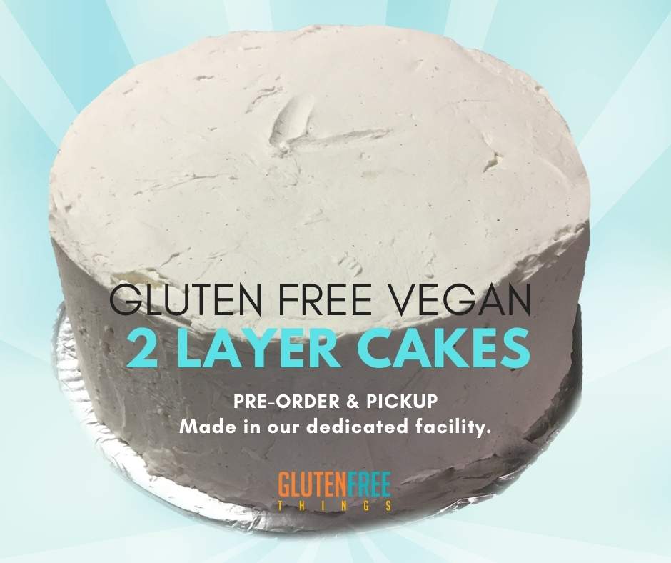 Gluten Free Vanilla Cake - 2 layer